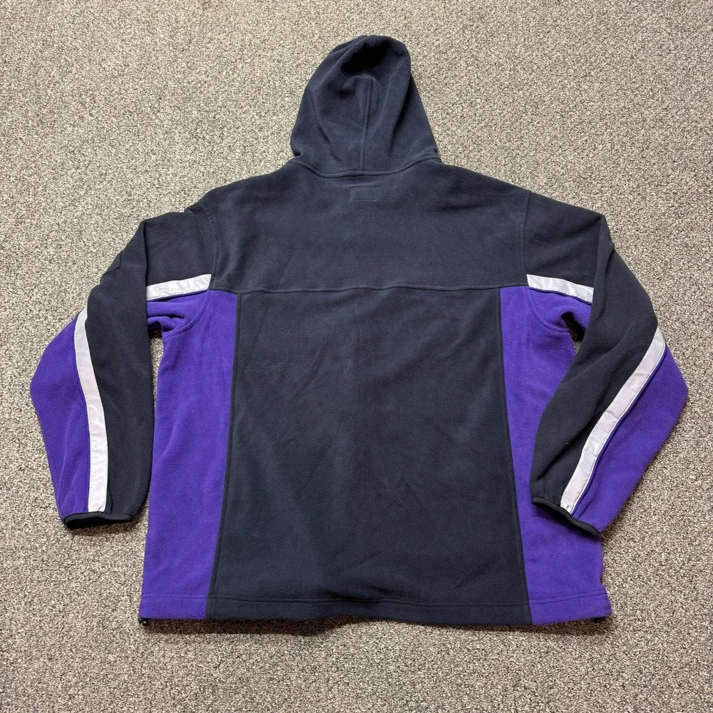 FedEx Jacket Men XL VF Imagewear Hoodie Hooded Sweatshirt Zip Fleece Reflective